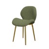 Vatros Modern Dining Chairs Set of 2 with Metal Legs - 2 of 4