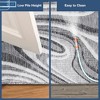 Liora Manne Malibu  Indoor/Outdoor Rug  Charcoal.. - 3 of 4