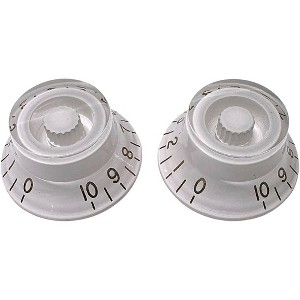 AxLabs Left Handed Bell Knob (Gold Lettering) - 2 Pack White - 1 of 1