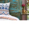 Barefoot Bungalow Aleena Foulard Print Pillow Sham, Ivory - King 20x36" - 2 of 3