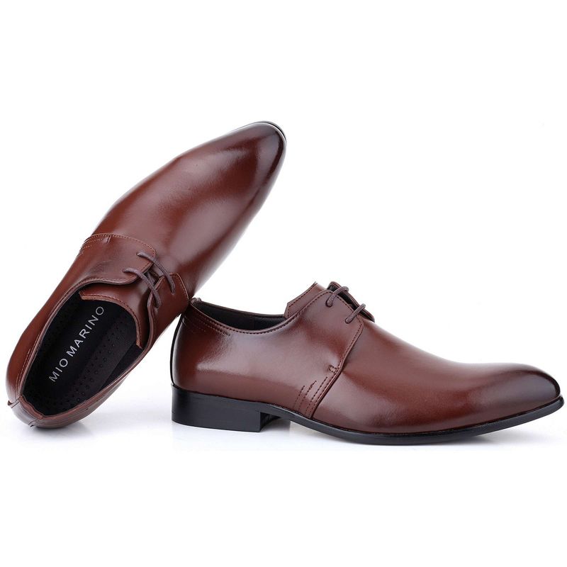 Mio Marino - Men's Plain Toe Oxford  Dress Shoes, 3 of 6
