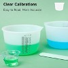 JDICTION 2-Pack 600ml Silicone Mixing Bowls - Reusable Measuring Cups for Epoxy Resin, Jewelry Casting & Acrylic Paint, Nonstick Craft Tools - 3 of 4