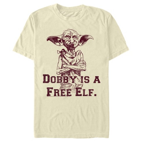 Men\'s Target T-shirt A : Is Free Elf Harry Dobby Potter