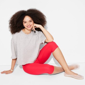 Women's High-Waisted ButterBliss Capri Leggings - Wild Fable™ - 1 of 3