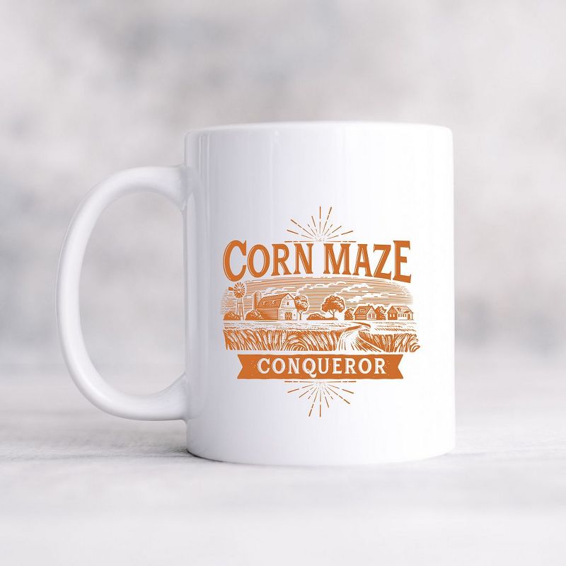 City Creek Prints Corn Maze Conqueror Mug - White, 1 of 3