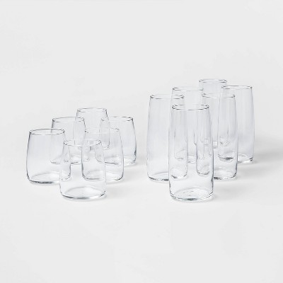 Libbey Orbita Glass 16pc Drinkware Set : Target