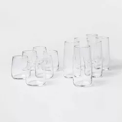12pc Glass Cranston Double Old Fashion and Cooler Glasses Set - Threshold™