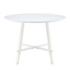 NicBex Round Dining Table 42" Modern Rectangular Dining Table with Metal Legs for Kitchen, Dining Room - 2 of 4