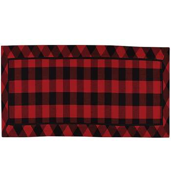 Park Designs Red Buffalo Check Table Runner 36'' L