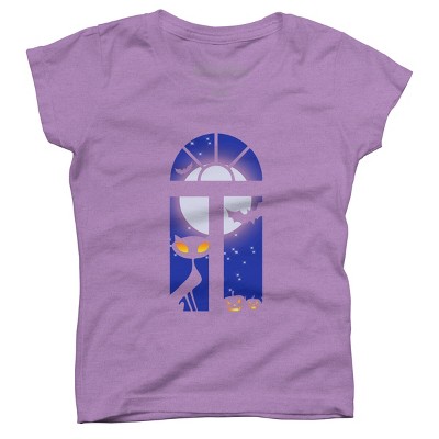 Girl's Design By Humans Halloween Mood By CuckooParrot T-Shirt