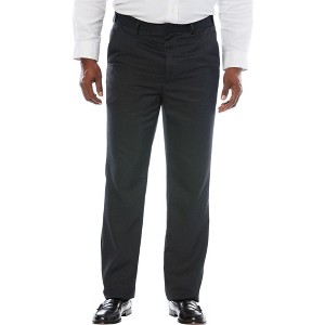 KingSize Men's Big & Tall KS Signature Collection No Hassle Classic Fit Expandable Waist Plain Front Dress Pants - 1 of 4