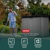 Keter Darwin Spacious Heavy Duty Organizing Storage Shed - 2 of 4