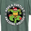 Women's - Teenage Mutant Ninja Turtles - Have A Turtley Awesome Holiday Short Sleeve Graphic T-Shirt - 2 of 4