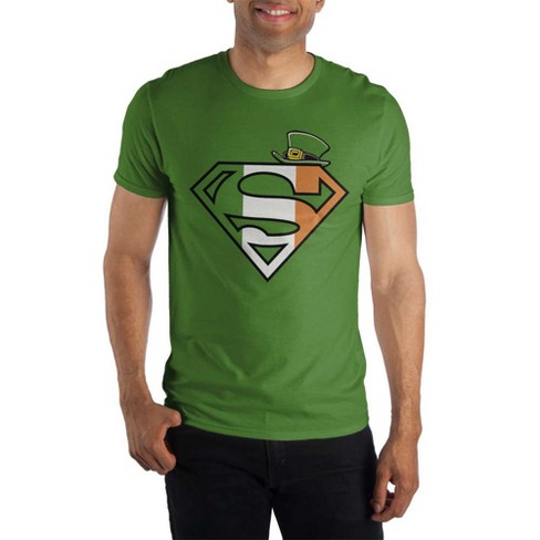 Superman t shirt outlet green