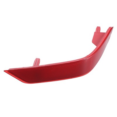Unique Bargains Rear Right Bumper Reflector Light Cover for Nissan Rogue 2017-2019 26560-6FV0A Red