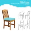 Aoodor Outdoor Dining Chair Cushions Set of 4, Waterproof Patio Furniture Seat Cushions, Outdoor Chair Pads with Ties - 4 of 4
