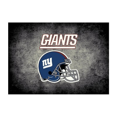 NFL New York Giants 4'x6' Distressed Rug