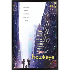 Trends International Marvel Hawkeye - Street One Sheet Framed Wall Poster Prints - 1 of 4