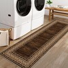 COZONY Washable Runner Rug for Kitchen Hallway Bathroom, Non-Slip Low Pile Neutral Carpet, Solid Border Laundry Room & Entryway Rug - 3 of 4