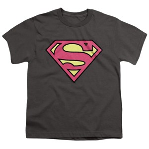 Boys' DC Superman Classic Logo T Shirt - 1 of 4