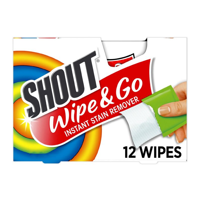 Shout Wipe &#38; Go Instant Stain Remover - 12ct, 1 of 12