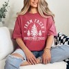 Simply Sage Market Women's Farm Fresh Trees Stars Short Sleeve Garment Dyed Tee - 2 of 4