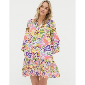 FatFace Women's Amy Art Floral TunicDress - 1 of 4
