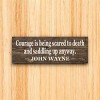 Slickblue Western Style Courage Quote Sign, 3.5x10 Rustic Pine Wall Décor, Multiple Colors - 3 of 3