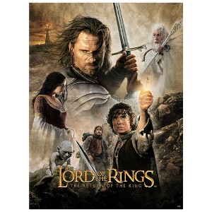 Lord of the Rings Rotk Poster 500 Piece Jigsaw Puzzle 16" x 21.5" - 1 of 4