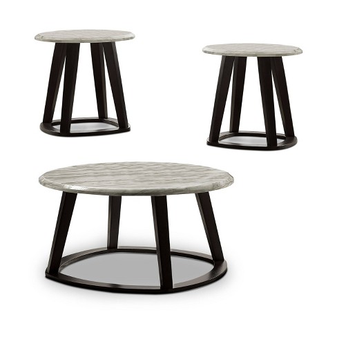 Coffee And End Table Sets Wood - Buy Giantex 3pc Stacking Nesting Coffee End Table Set Living Room Modern Home Furniture Online In Uae B01m1ravpy / Made of veneers, wood, engineered wood and metal.