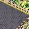Dolonm 44PCS 12"x12" Plastic Interlocking Deck Tiles - Waterproof Outdoor Flooring for Patio, Pool & Balcony - 3 of 4