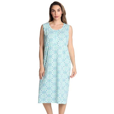 blue - floral medallion