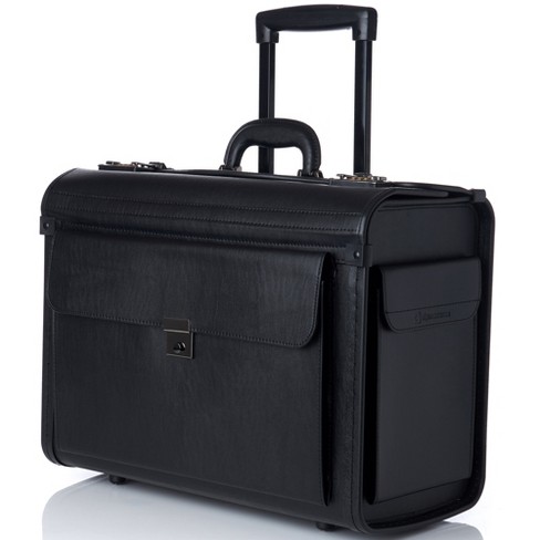 Alpine Swiss Rolling 17 Laptop Briefcase On Wheels Attache Lawyers Case  Legal Size Black : Target