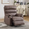 Manual Recliner Chairs for Adults, Small Recliners for Small Spaces, Fabric Recliner Chair, Single Sofa Living Room Chair for RV - 3 of 4