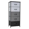 Crestlive Products Vertical Dresser for Bedroom Storage Tower With Steel Frame Wood Top Easy Pull Fabric Bins - 2 of 4