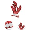 Unique Bargains Christmas Double Antlers Hair Clips for Christmas 1.97"x0.79"x4.33" 1 Pair - 3 of 4