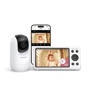Momcozy 5" Baby Monitor with Wifi - White - 1 of 4