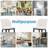 2 - Pack Velvet Dining Chairs, Beige Heart - Back,Wood Legs, Mid - Century Modern Accent Chairs for Kitchen/Living Room, 300LBS Capacity - 2 of 4