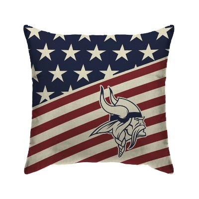 NFL Minnesota Vikings Americana Decorative Throw Pillow