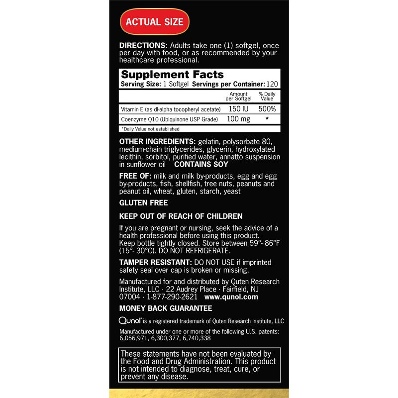 Qunol Ultra CoQ10 Dietary Supplement Softgels
, 3 of 8