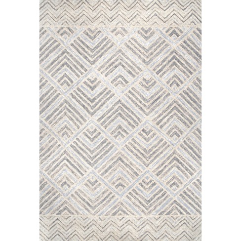 White Solid Loomed Area Rug 9'x12' - Nuloom : Target