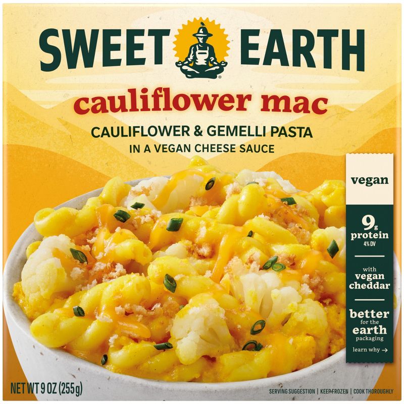 Sweet Earth Vegan Frozen Cauliflower Mac - 9oz, 1 of 13
