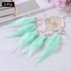 Unique Bargains Small Handmade Macrame Dream Catchers for Home Decoration 2 Pcs - 3 of 4