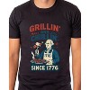 Fourth Of July Men's Grillin' and Chillin' Since 1776 Funny T-Shirt - 4 of 4