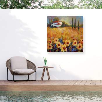"Tuscan Sunflowers" Outdoor Canvas