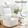 Power Recliner Chair for Living Room,Charging Port,Swivel Rocking Massage - 4 of 4