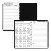 DayMinder Daily Appointment Book, 8 x 5, Black Cover, 12-Month (Jan to Dec): 2026 - 4 of 4