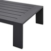 Modway Tahoe Outdoor Patio Powder-Coated Aluminum Coffee Table, Gray - 4 of 4