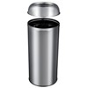 17 Gal/65L Open Top Trash Can, Heavy Duty Commercial Kitchen Waste Bin, Brushed Stainless Steel Finish, Fingerprint-Resistant - 3 of 4