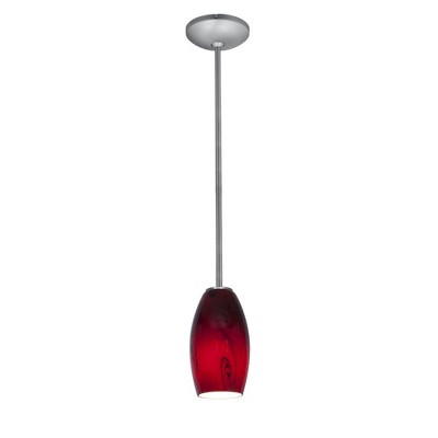 Access Lighting Merlot 1 - Light Pendant in  Brushed Steel